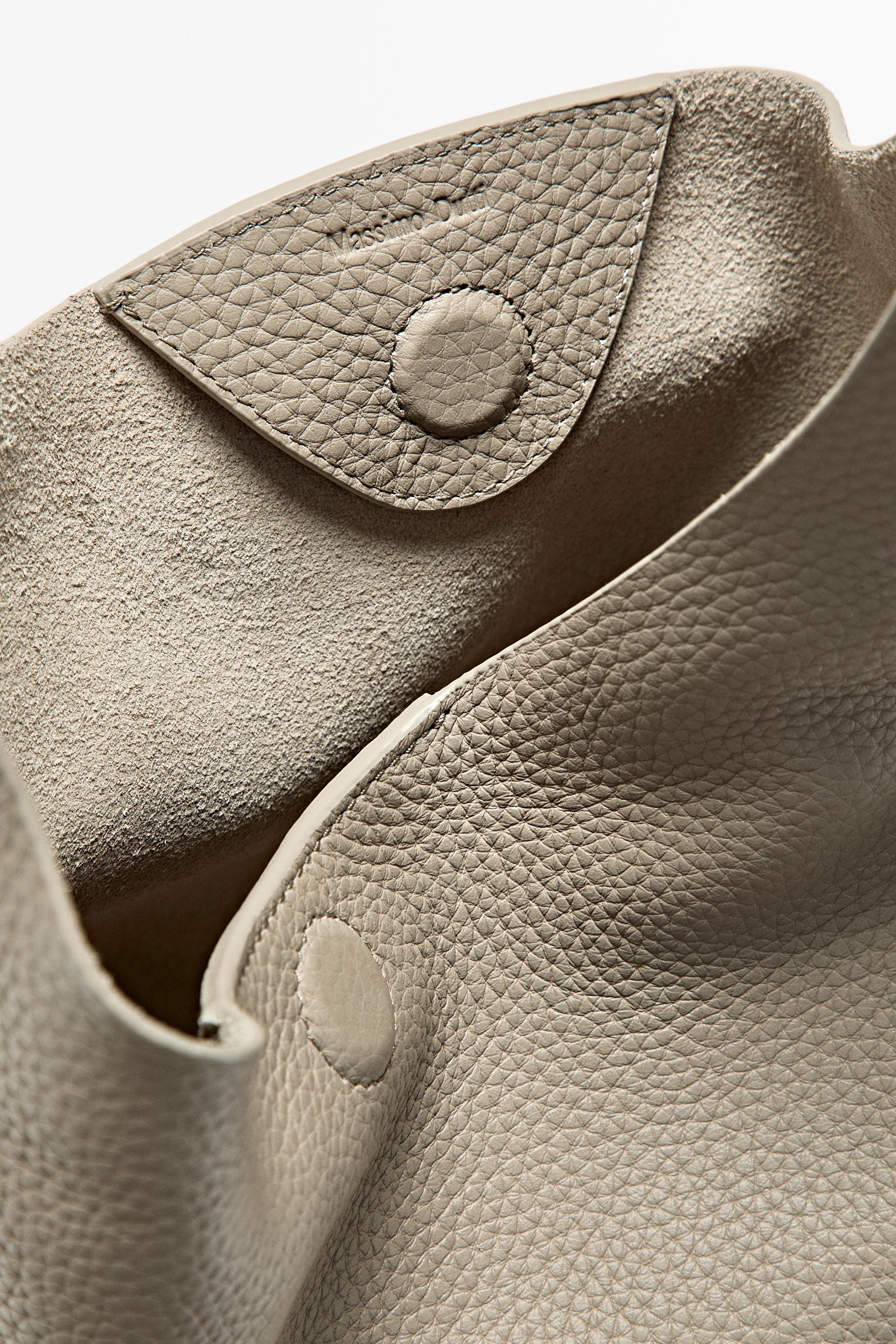 Nappa leather mini shoulder bag